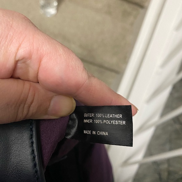 Jack French London Navy Leather Shoulder Bag - Picture 8 of 8